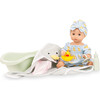 Gotz Sleepy Aquini Girl Little Duck Set 13.0" Soft Bath Doll Set - Dolls - 1 - thumbnail