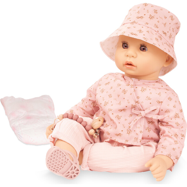 Gotz Cookie Flowers Millefleur 19" Soft Baby Doll with Sleeping eyes