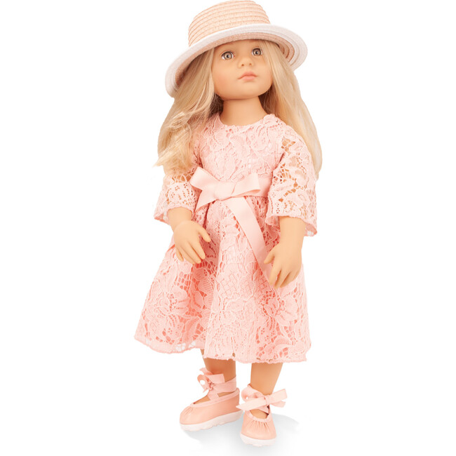 Gotz Ella 19.5" Elegant Standing Doll with Blonde Hair and Fixed eyes