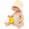 Gotz Sleepy Aquini Girl Bathing Duck 13.0" Cute Bath Doll designed for children ages 18+ months - Dolls - 1 - thumbnail