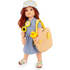 Gotz Hannah Little Duck 19.5" Standing Doll Summer Fun Set with Red Hair - Dolls - 1 - thumbnail