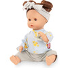 Gotz Sleepy Aquini Girl Little Duck 13.0" Cute Bath Doll with Beautiful Brown Hair - Dolls - 3