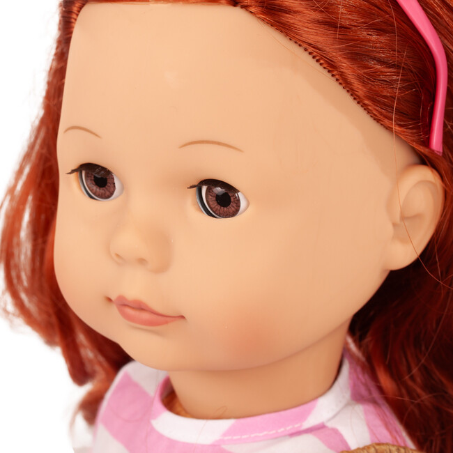 Gotz Julia Summer Styles 18" Precious Day Standing Doll with Red Hair and Sleeping eyes - Dolls - 5
