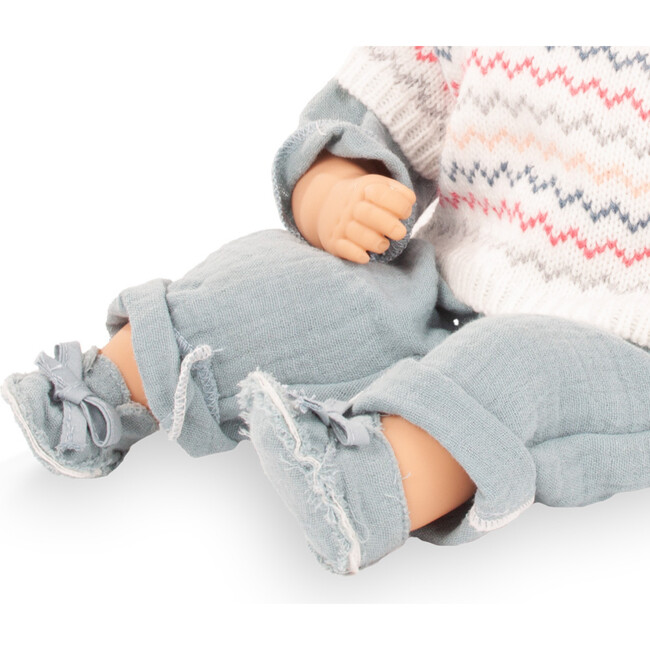 Gotz Muffin Zig Zag Outfit 13.0" Soft Baby Doll with Blonde Hair and Sleeping eyes - Dolls - 5