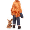 Gotz Hannah And Her Dog Polly 19.7" Standing Doll Set with Red Hair & Accessories - Dolls - 4