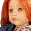 Gotz Hannah And Her Dog Polly 19.7" Standing Doll Set with Red Hair & Accessories - Dolls - 6