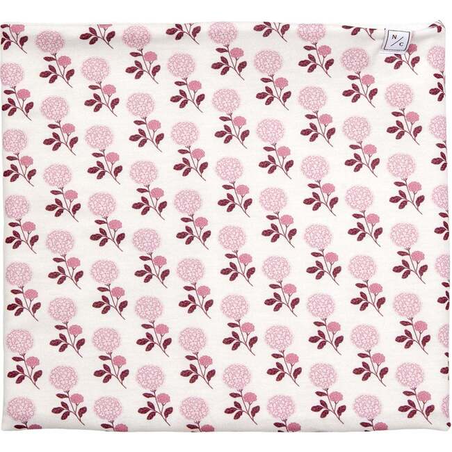 Kids Neck Warmer, Pink Hydrangea - Scarves - 1