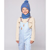 Kids Neck Warmer, Mountain Blue - Scarves - 2