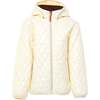 Adult Quilted Puffer Jacket, Shiny Winter White - Coats - 1 - thumbnail