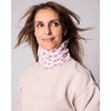 Adult Neck Warmer, Pink Hydrangea - Scarves - 2