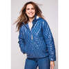 Adult Quilted Puffer Jacket, Shiny Mountain Blue - Coats - 5
