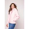 Adult Quilted Puffer Jacket, Shiny Ballerina Pink - Coats - 4