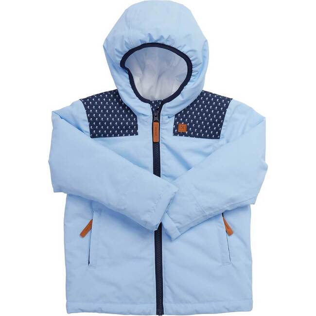 Mini Skier Ascent Coat, Navy - Parkas - 1