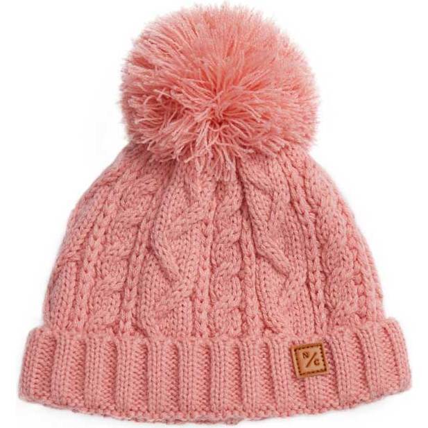 Classic Cable Knit Hat, New England Red - Hats - 1