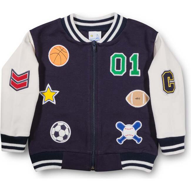 French Terry Varsity Sports Jacket