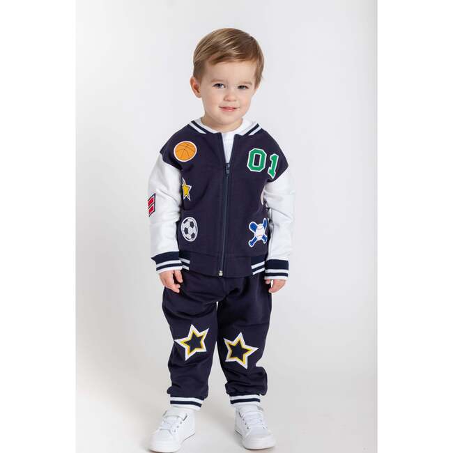 French Terry Varsity Sports Jacket