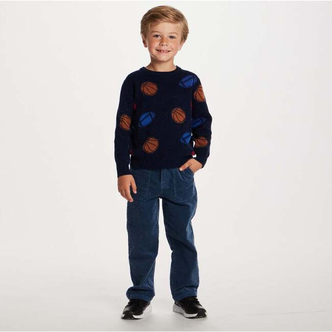 Kids Sweater, Navy Sports - Sweaters - 6