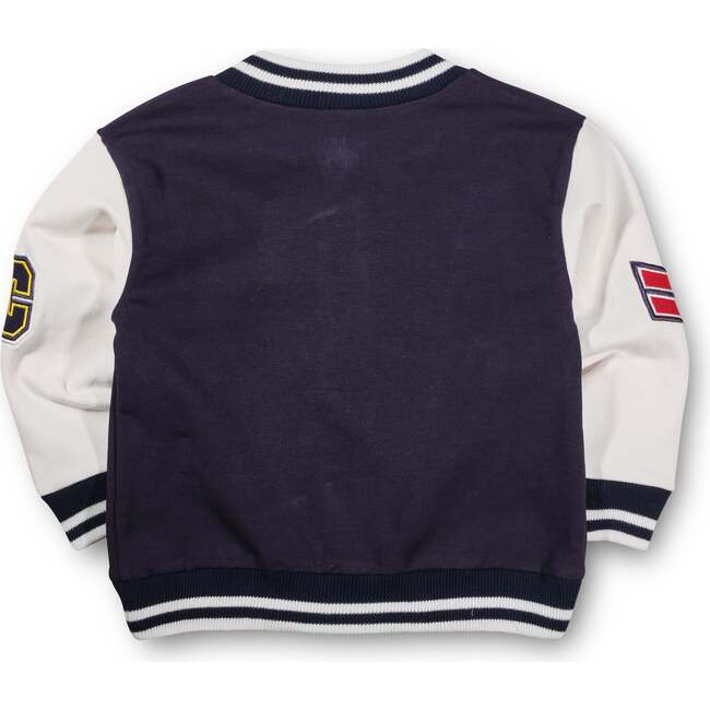 French Terry Varsity Sports Jacket - Jackets - 3