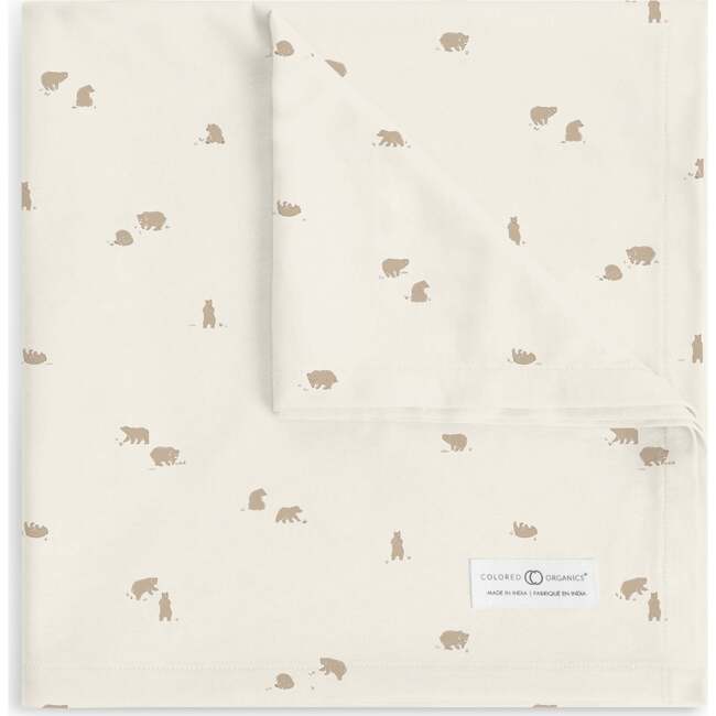 Swaddle Blanket, Bear / Truffle + Thyme
