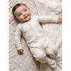 Peyton Zipper Sleeper, Duck / Oat + Chai - Footie Pajamas - 3