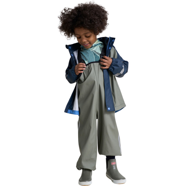 Lammikko Rain Pants, Greyish Green - Pants - 8