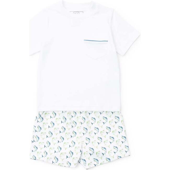 Walker Boys' Short Set, Jumping Trout