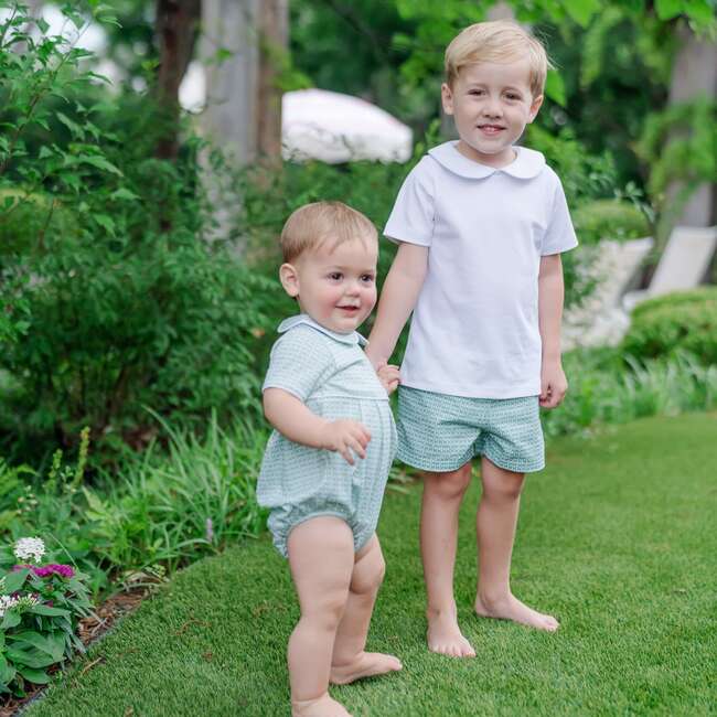 Field Boys' Woven Short Set, Garden Trellis