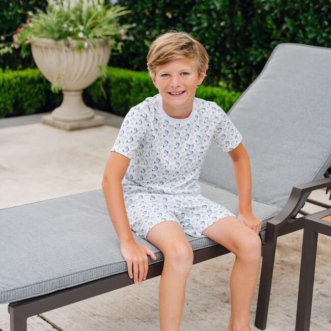 Charles Boys' Short Set, Jumping Trout