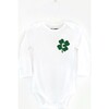 Lucky U, Personalized Baby Bodysuit, White - Onesies - 3