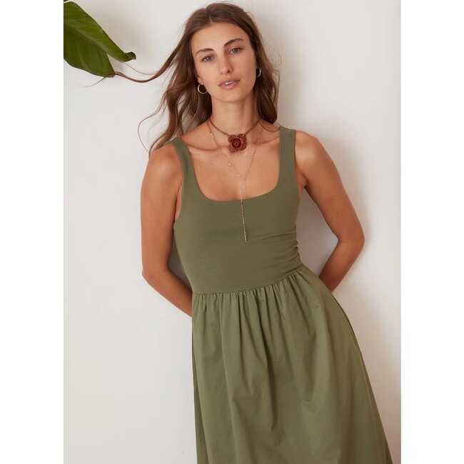 Women's Eleanor Dress, Four Leaf Clover