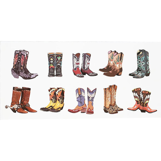 Western Cowboy Boot Temporary Tattoos - Party Accessories - 1