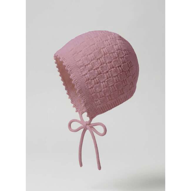 The Aspen Cashmere Baby Bonnet, Rose