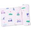 Swaddle Blanket, Vintage Golf Carts Pink - Swaddles - 1 - thumbnail