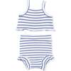 Tank Top & High Waisted Short, Navy Stripe - Mixed Apparel Set - 1 - thumbnail
