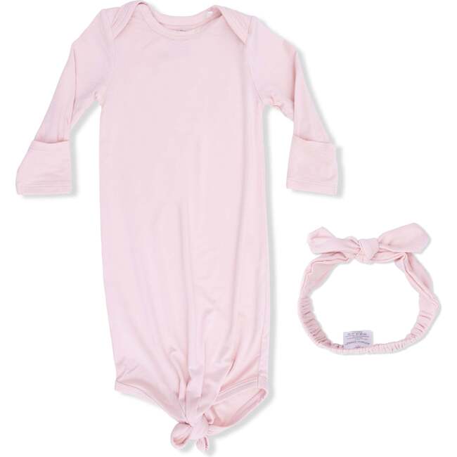 Knotted Gown and Headband, Solid Lotus