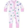 Convertible Romper, Vintage Golf Carts Pink - Rompers - 2