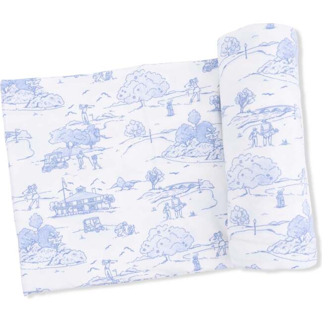 Swaddle Blanket, Golf Toile