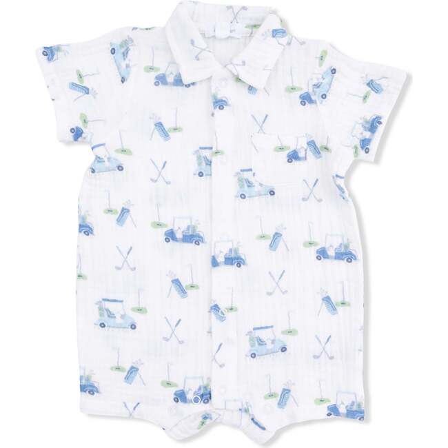 Polo Shortie, Baby Golf Carts Blue