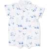 Polo Shortie, Baby Golf Carts Blue - Rompers - 1 - thumbnail