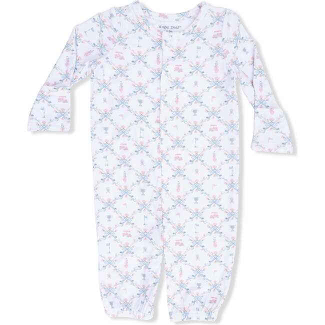 Convertible Gown, Golf Trellis Pink