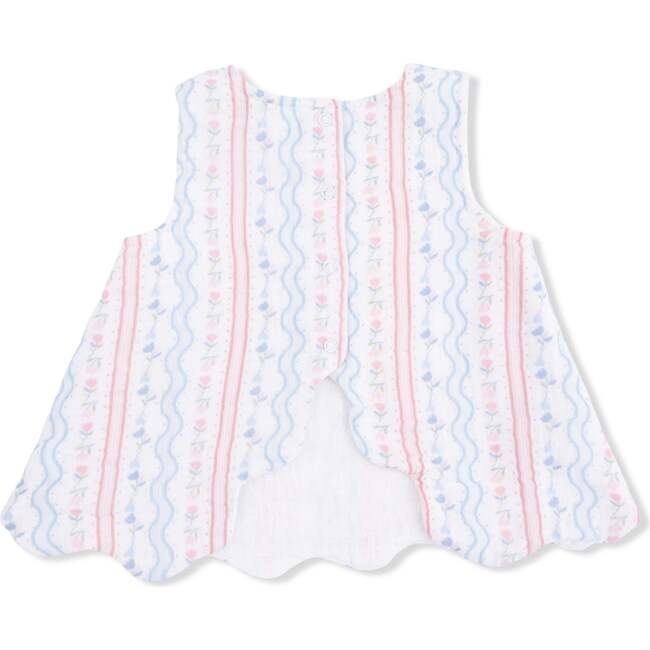 Scallop Back Top with Bloomer, Tulip Stripe - Mixed Apparel Set - 4