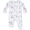 2 Way Zipper Footie, Golfing Teddy Bears - Footie Pajamas - 1 - thumbnail