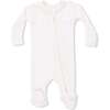 2 Way Zipper Footie, Solid Sugar Swizzle - Footie Pajamas - 1 - thumbnail