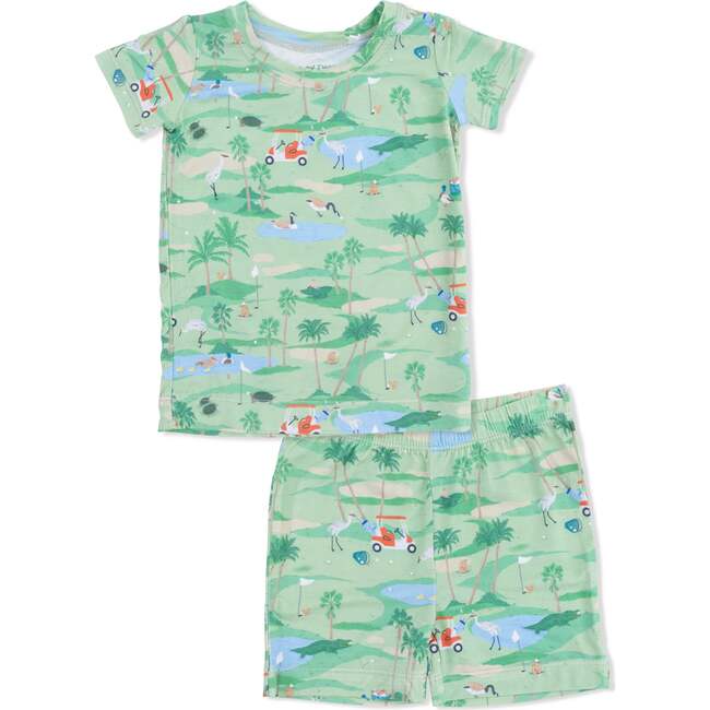Loungewear Short Set, Golf Oasis Animals