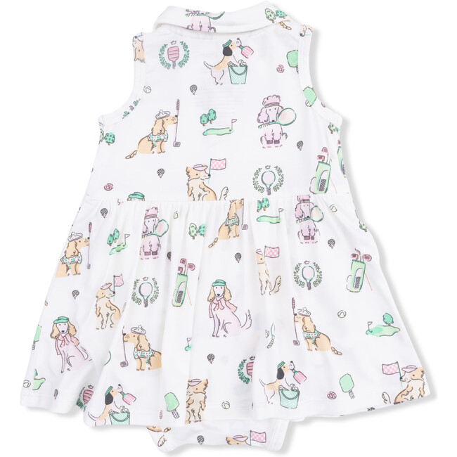 Polo Tennis Dress, Country Club Dogs Pink