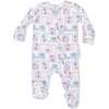 2 Way Ruffle Back Zipper Footie, Julep's Floral Patchwork - Footie Pajamas - 1 - thumbnail