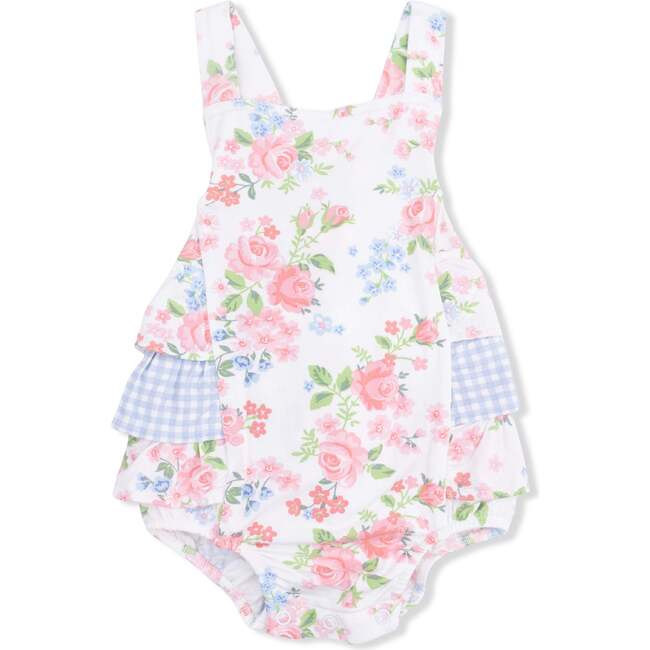 Ruffle Sunsuit, Cute Little Roses