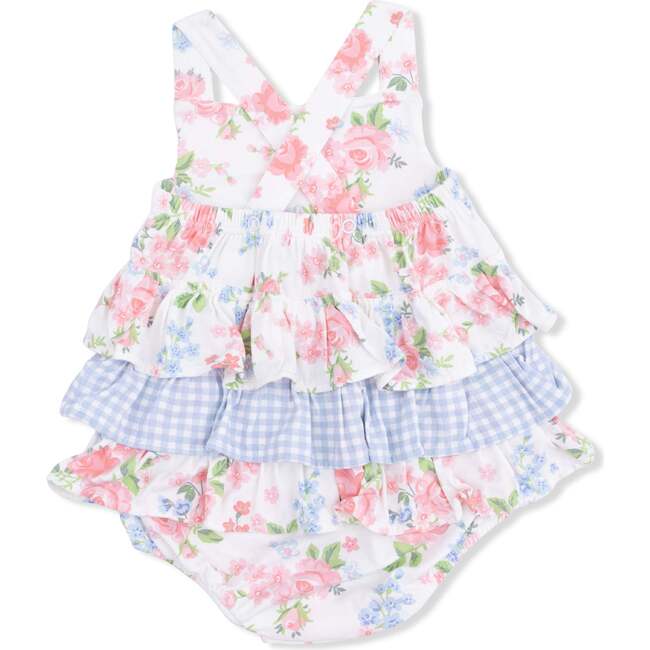 Ruffle Sunsuit, Cute Little Roses