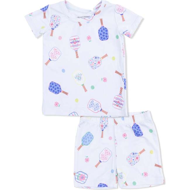 Loungewear Short Set, Floral Pickleball
