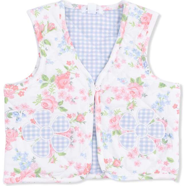 Quilted Vest, Cute Little Roses
